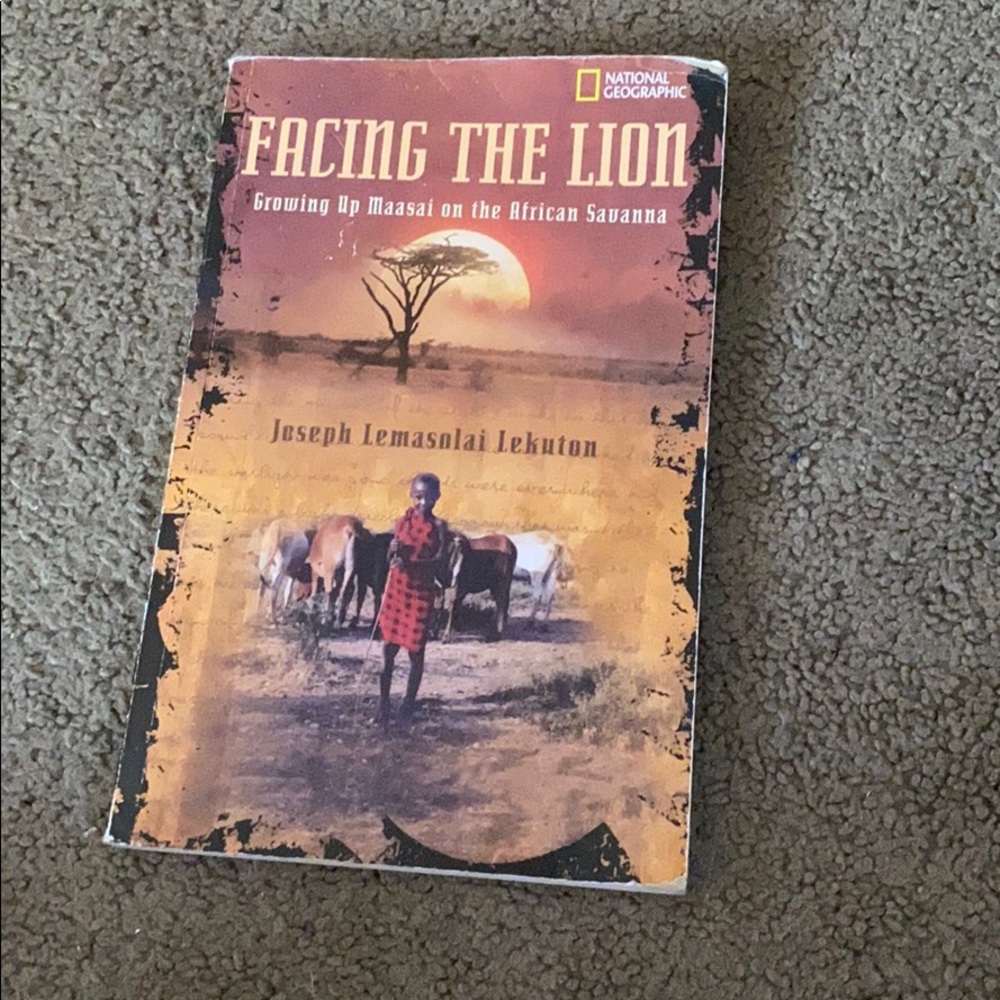 Facing the lien by Joseph lemasolai lekuton